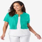 Jewel-Neck Shrug image number null