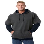 Thermal-Lined Layered Look Hoodie image number null