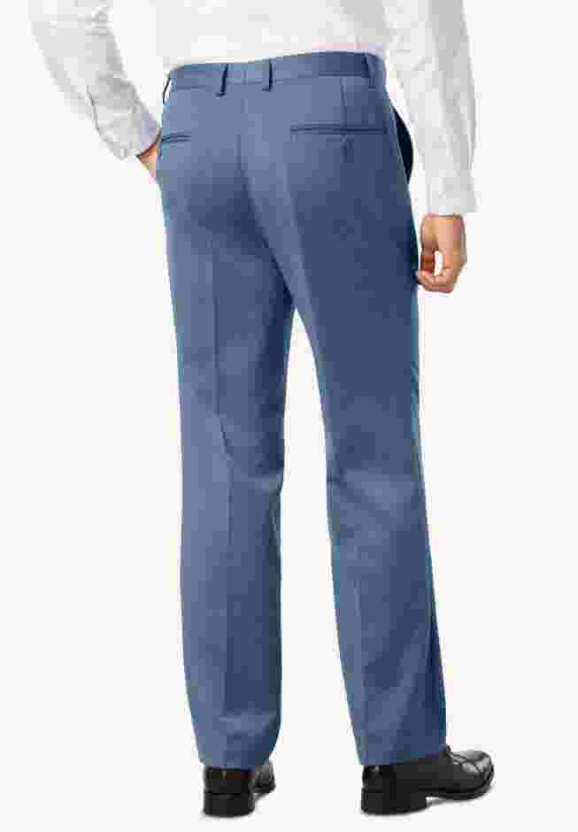 Easy Movement Plain-Front Expandable Dress Pants image number 1