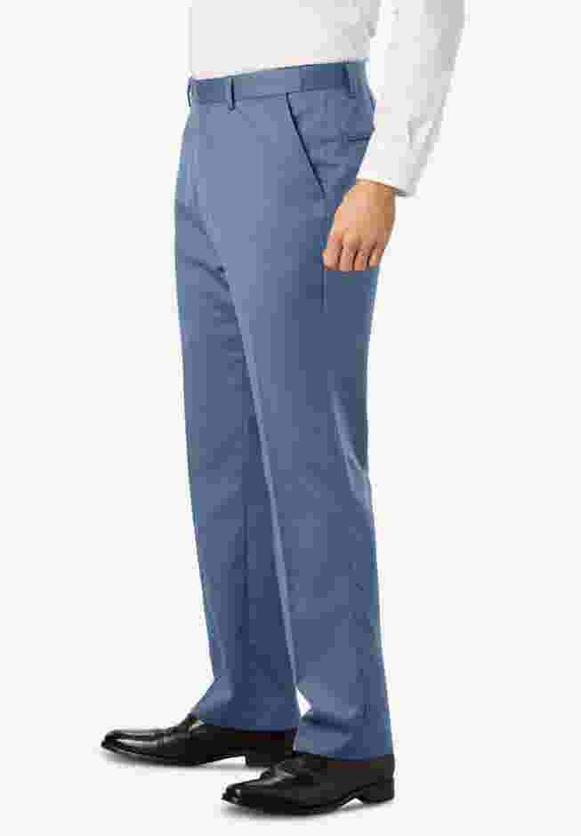 Easy Movement Plain-Front Expandable Dress Pants image number 2