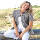 Relaxed Fit Cotton Camp Shirt image number null