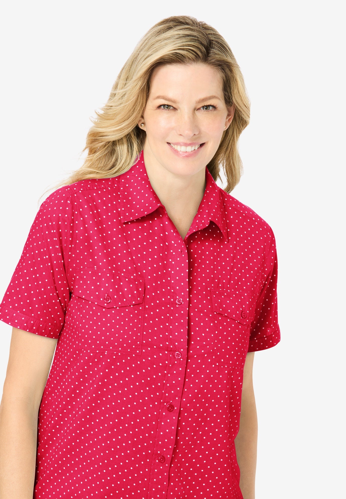 Short-Sleeve Cotton Campshirt image number 3