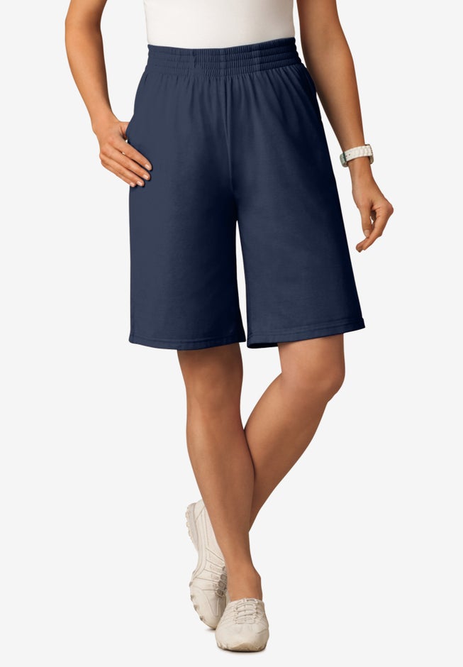 Elastic-Waist Knit Short image number 0