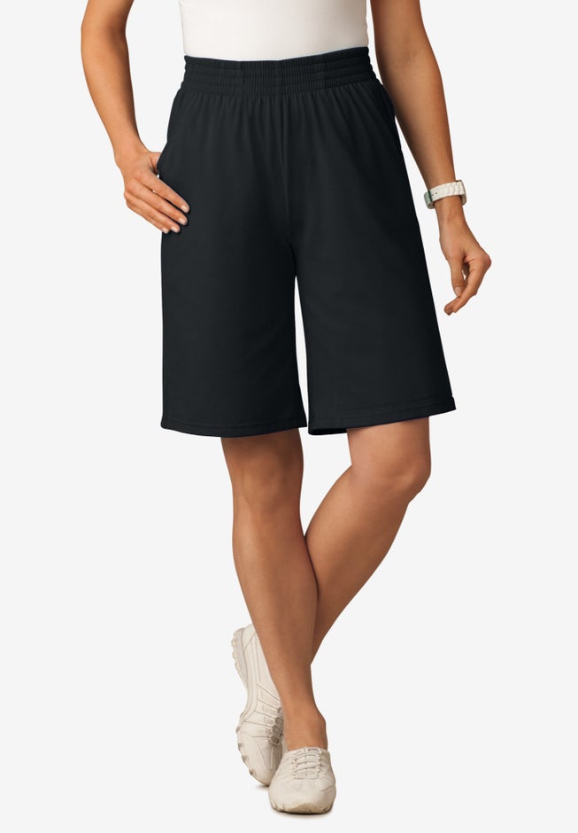 Elastic-Waist Knit Short image number 0