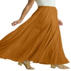Flowing Crinkled Maxi Skirt image number null
