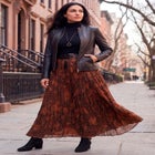 Flowing Crinkled Maxi Skirt image number 0