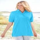 Elbow-Sleeve Polo Tunic image number null