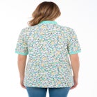 Elbow-Sleeve Polo Tunic image number null