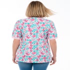 Elbow-Sleeve Polo Tunic image number 1