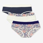 Full Coverage Stretch Cotton Color Block Brief 3-Pack image number null