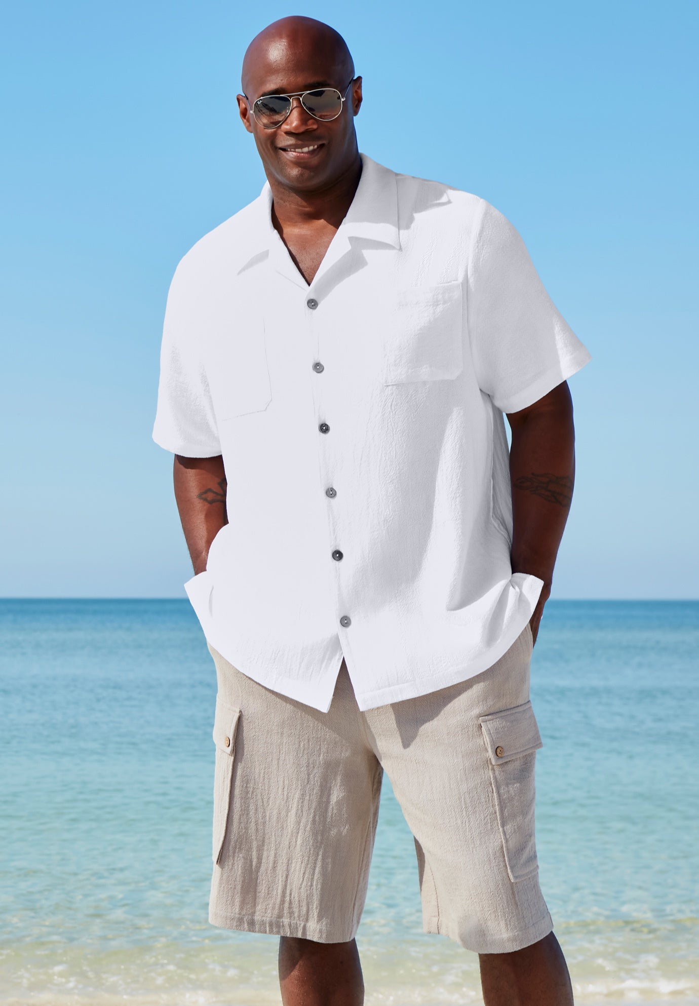 Gauze Camp Shirt image number 7