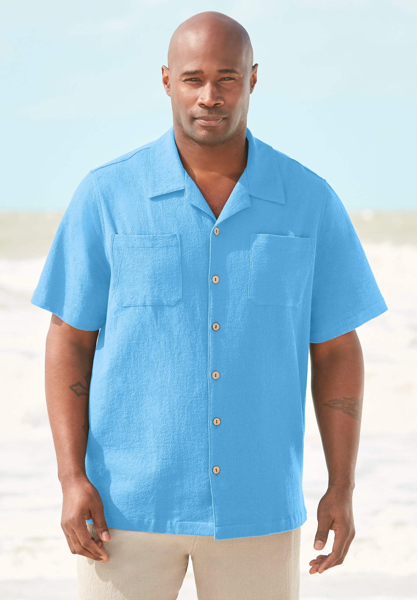 Gauze Camp Shirt image number 4