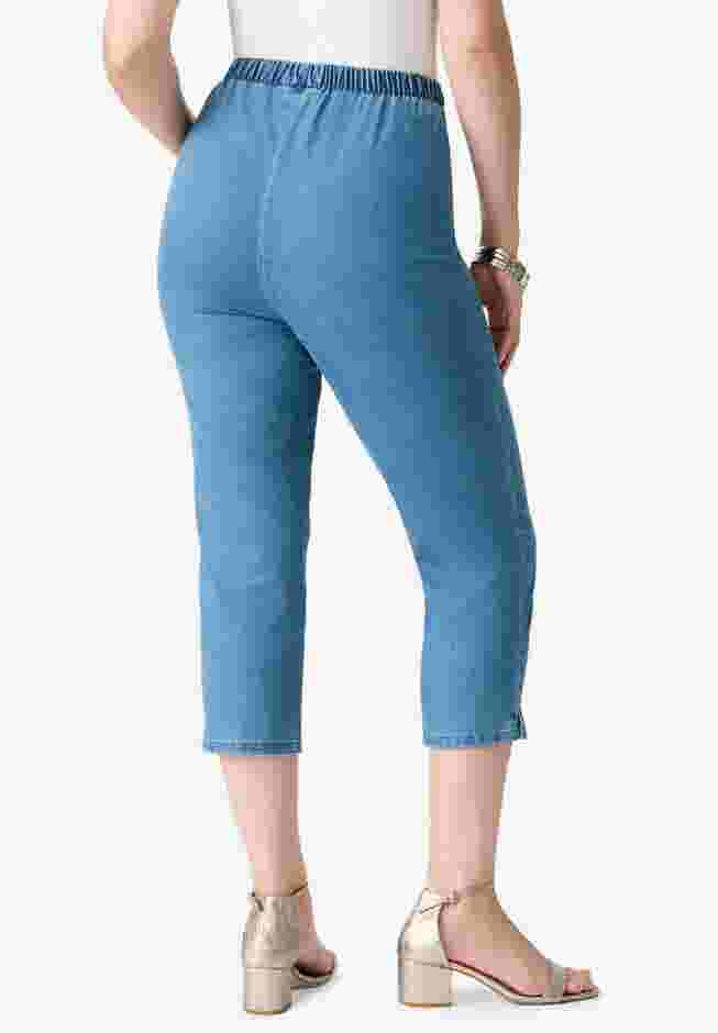 Comfort Stretch Capri Jean image number 1