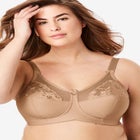 Embroidered Wireless Bra image number null