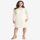 Stretch Lace Shift Dress image number null