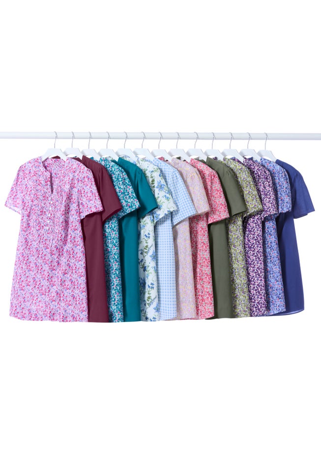 Pintucked Half-Button Tunic image number 4