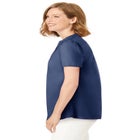 Pintucked Half-Button Tunic image number null