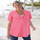 Seersucker Baseball Shirt image number null