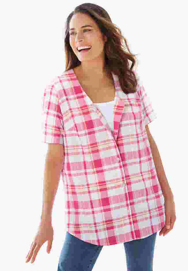 Seersucker Baseball Shirt image number 0