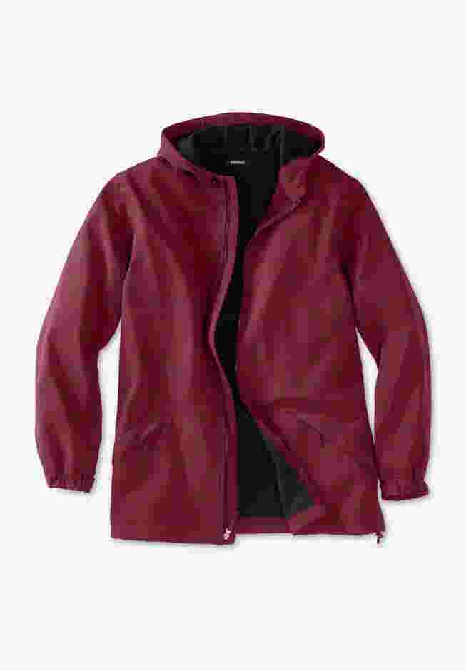 Fleece-Lined Slicker Rain Coat image number 0