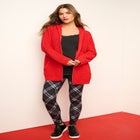 Plus Size Ankle Length Essential Stretch Legging image number null
