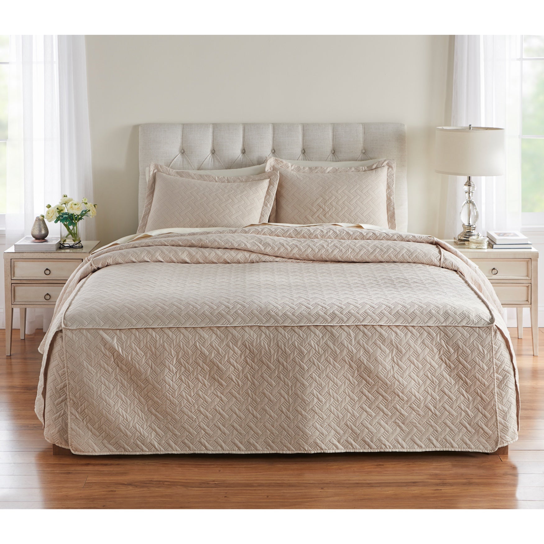 Pinsonic Fitted Bedspread OneStopPlus