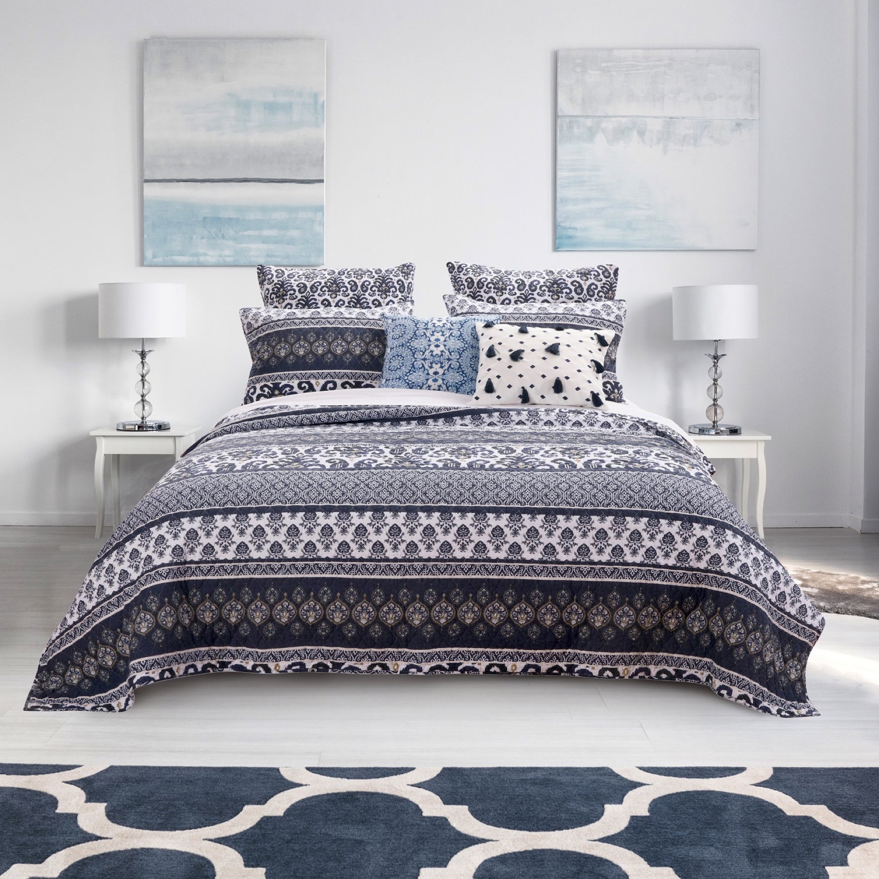 Native Indigo Quilt Set OneStopPlus