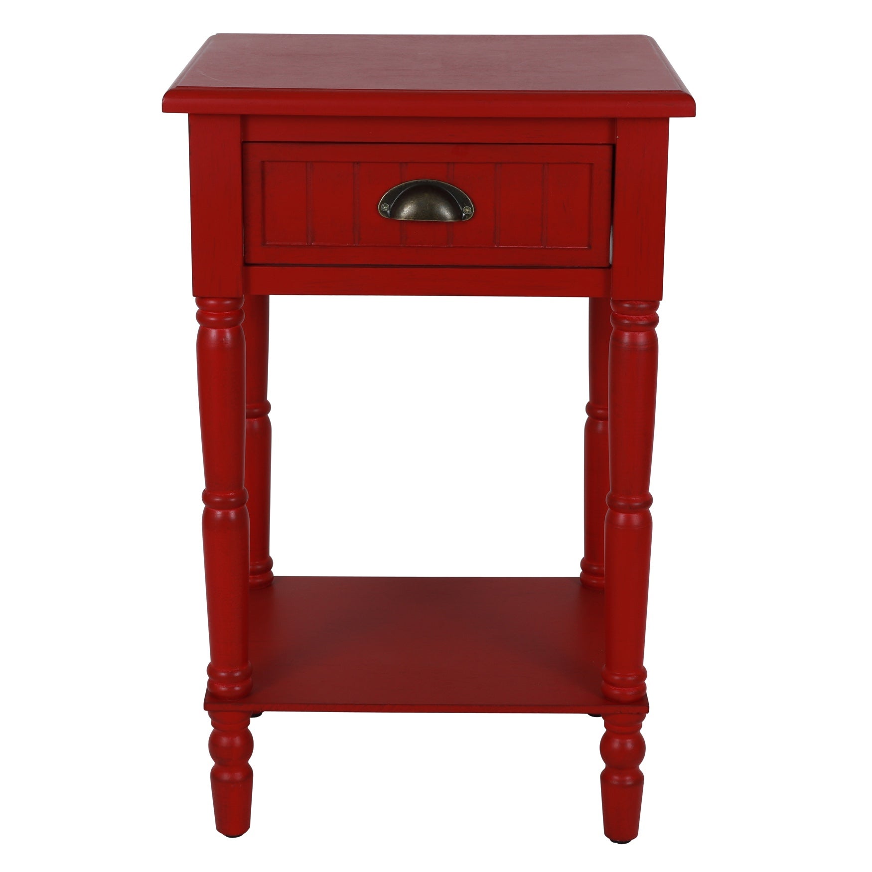 Beadboard Antique Accent Table | OneStopPlus