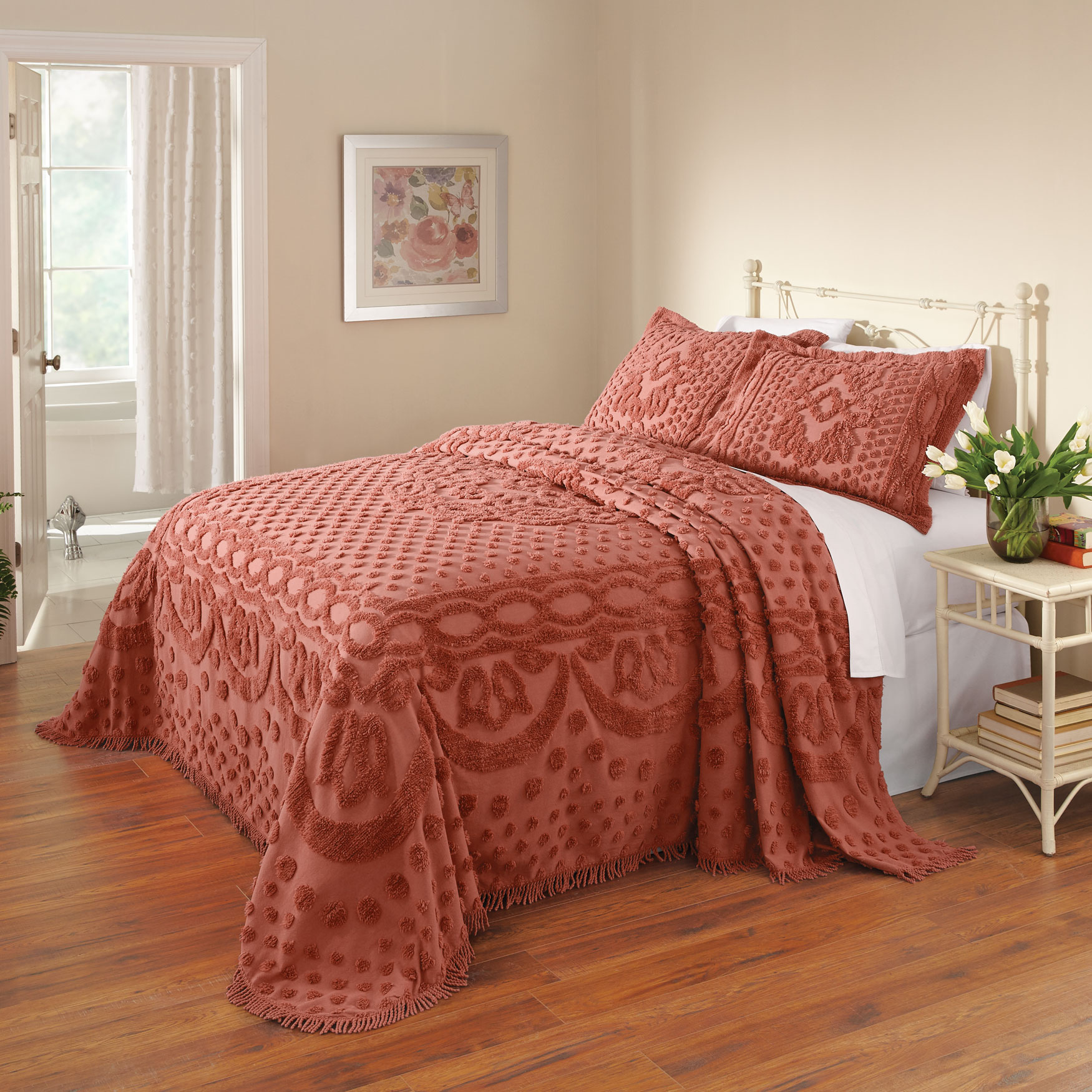 Queen Gold Maize BrylaneHome Reversible Quilted Bedspread