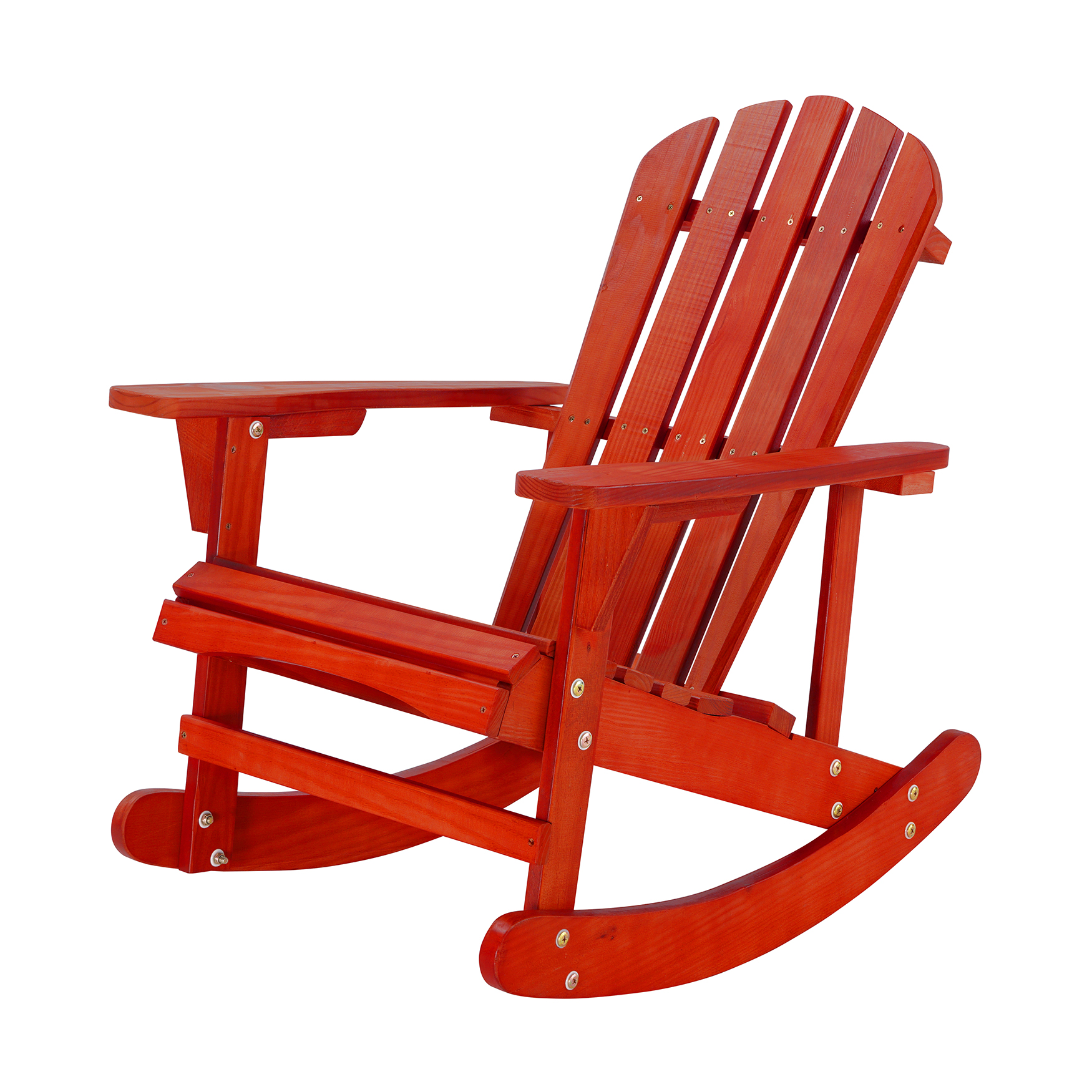 Solid Wood Adirondack Rocking Chair Onestopplus