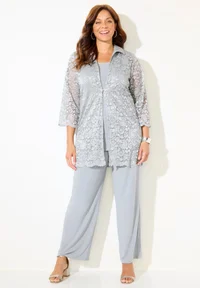 3-Piece Lace Pant Set