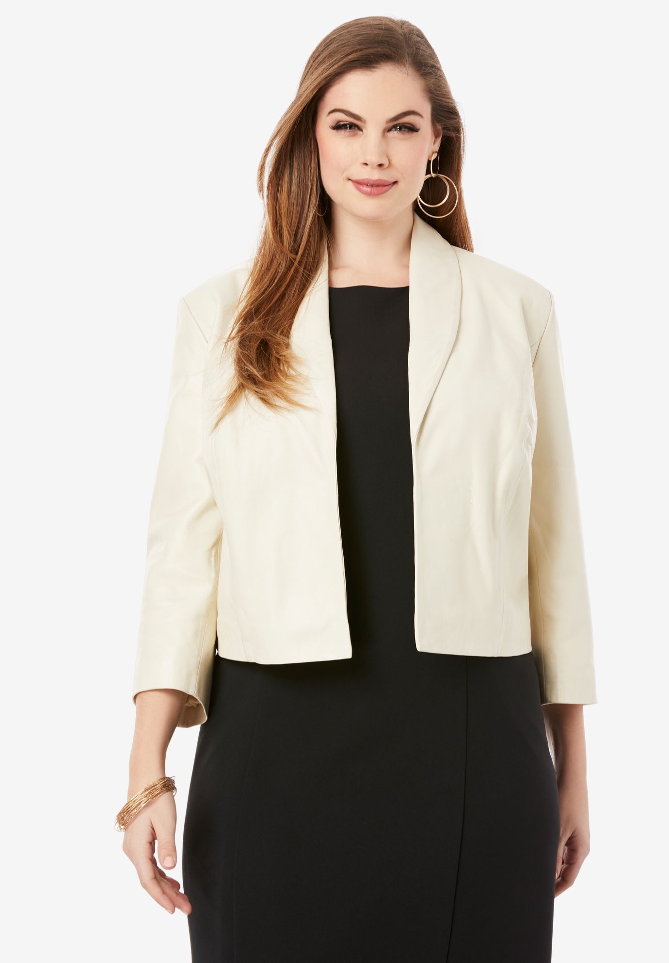 leather shrug