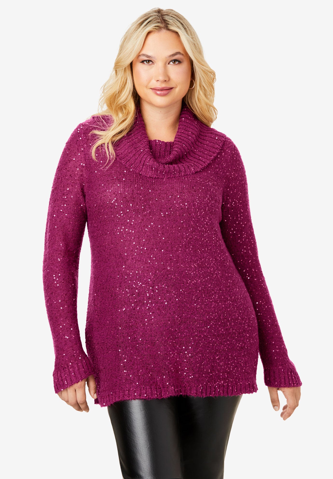 sequin cowl