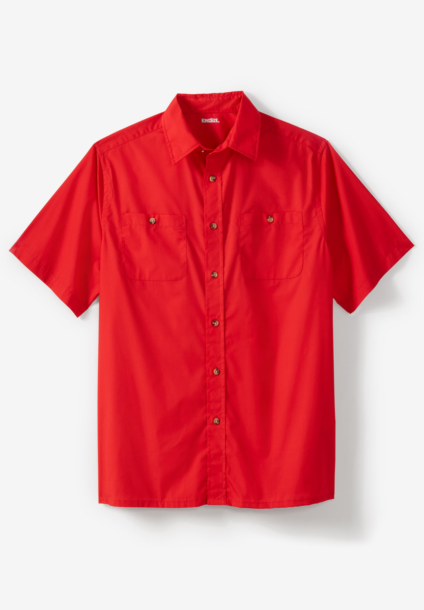 Short-Sleeve Pocket Sport Shirt, 