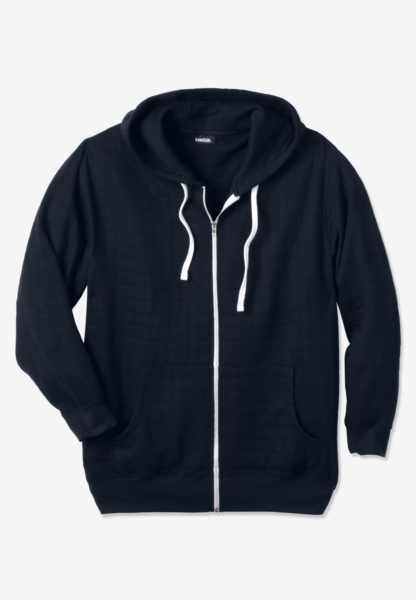 Quilted zip up on sale sweatshirt