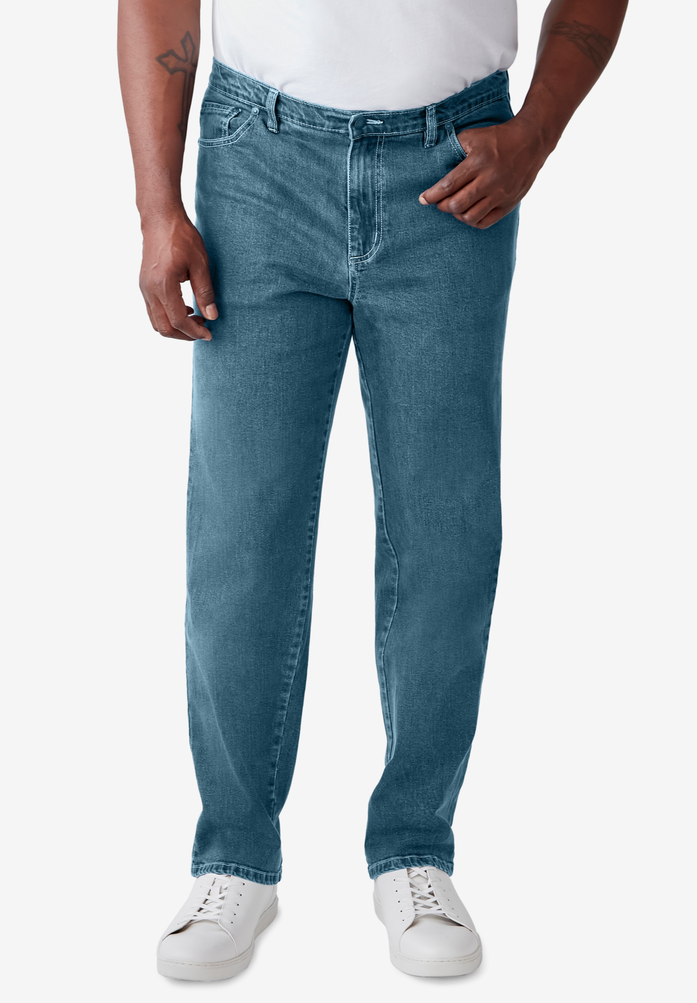 Liberty Blues™ Relaxed-Fit Stretch 5-Pocket Jeans, 
