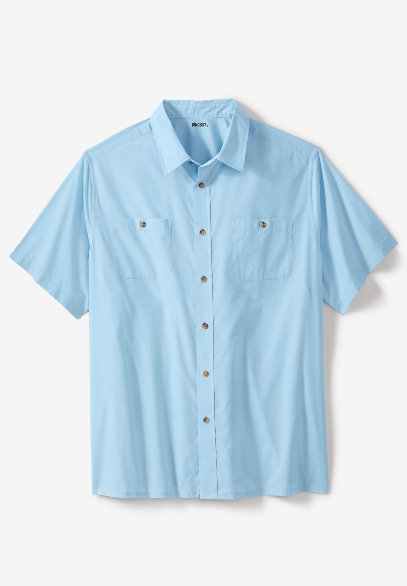 Short-Sleeve Pocket Sport Shirt, 