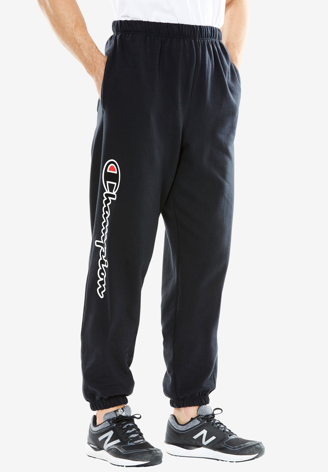champion logo pants
