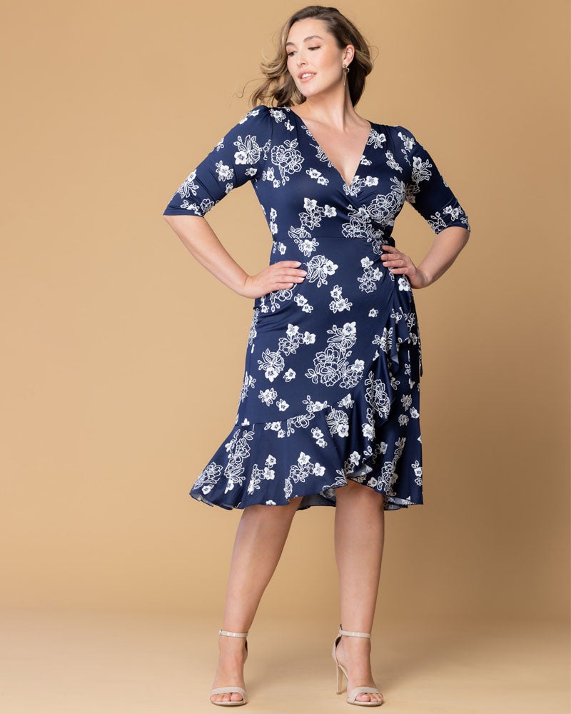 Flirty flounce gown store