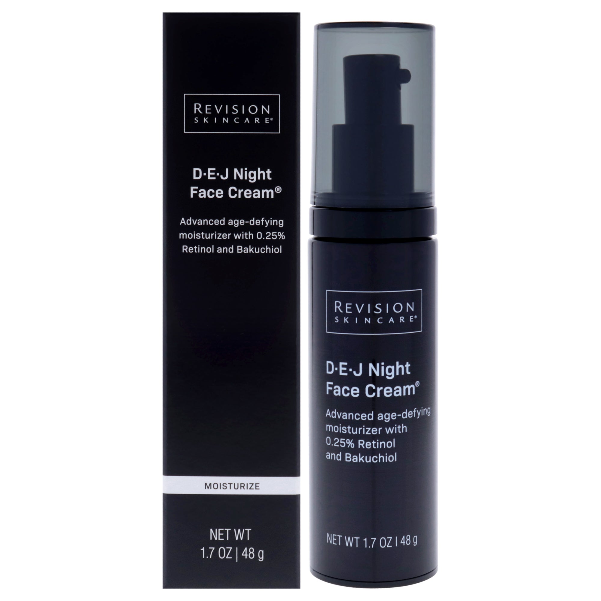 DEJ Night Face Cream by Revision for Unisex - 1.7 oz Cream