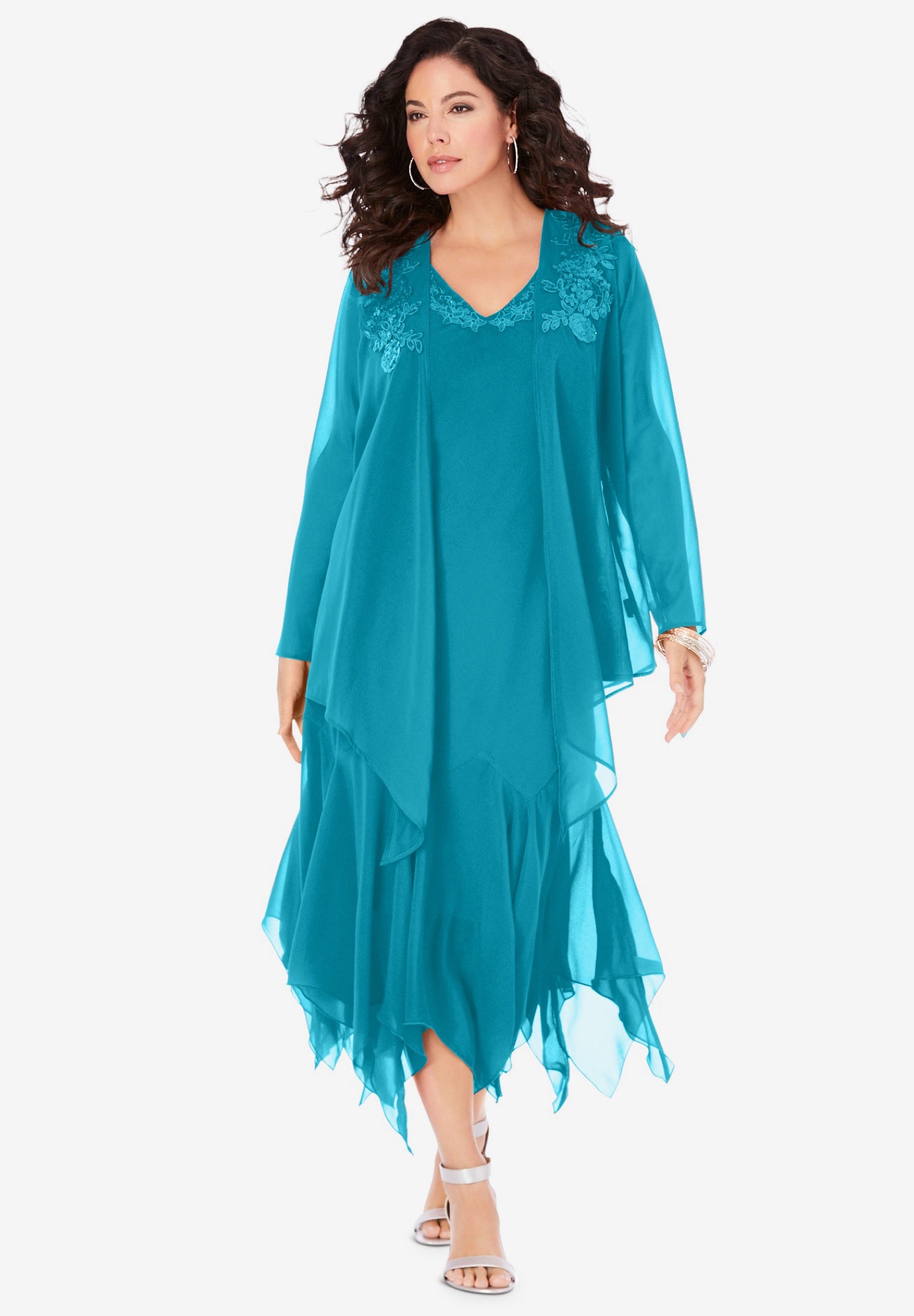 Sequin Jacket Dress Set | OneStopPlus