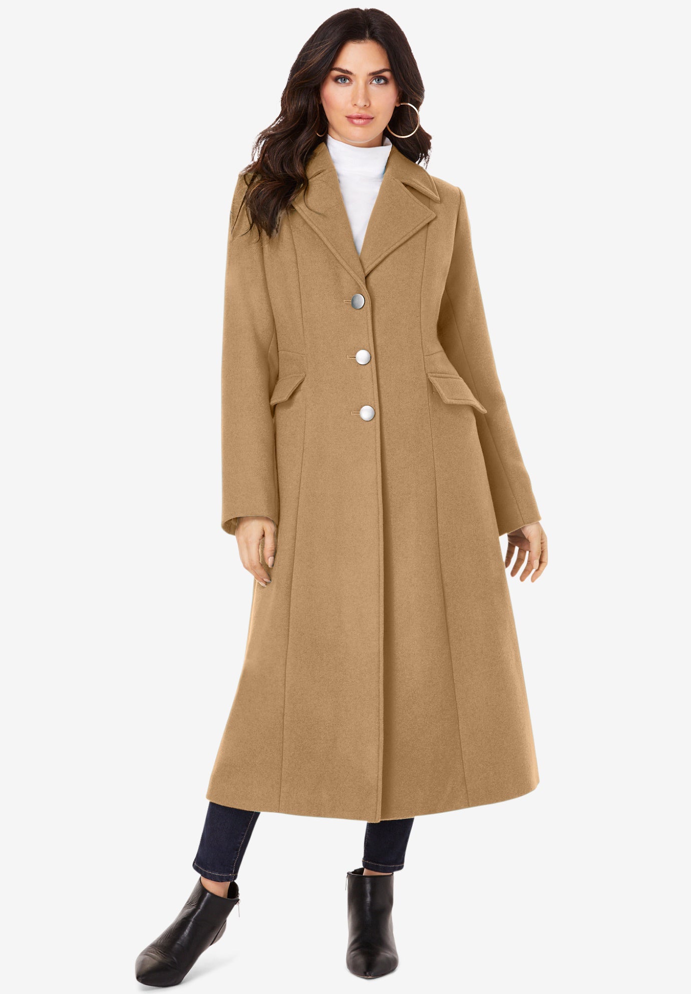 wool blend coat