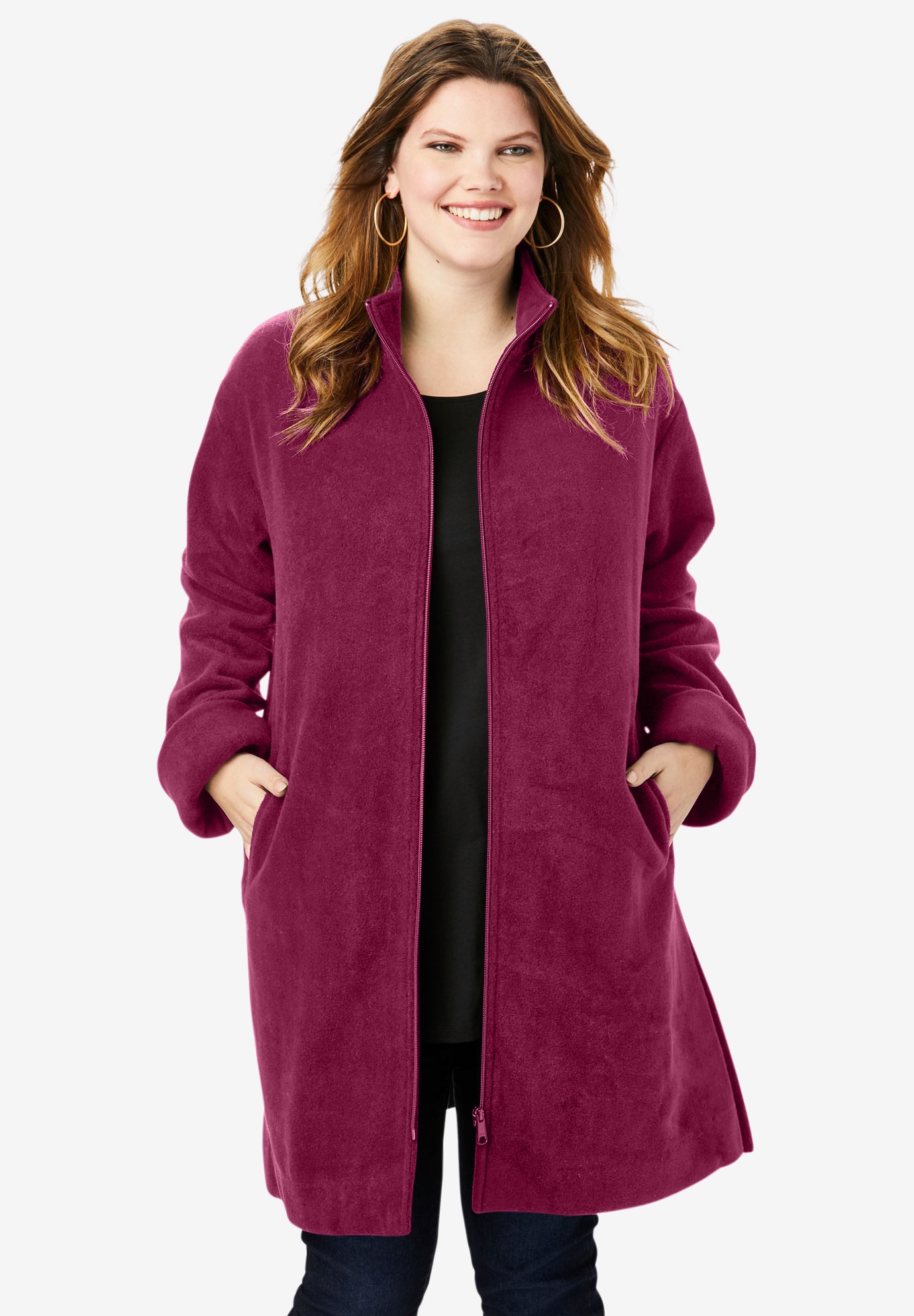 Plush Fleece Driving Coat | OneStopPlus