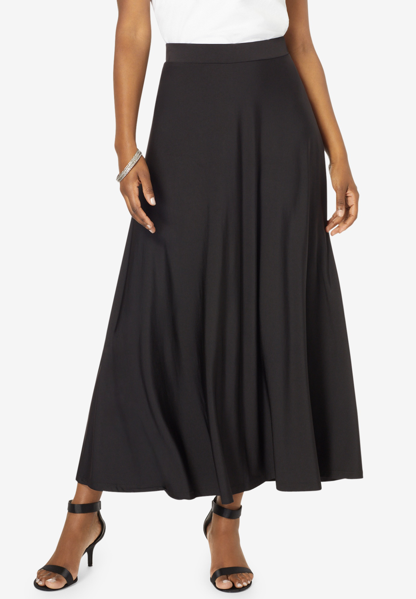 Ultrasmooth® Fabric Maxi Skirt | OneStopPlus