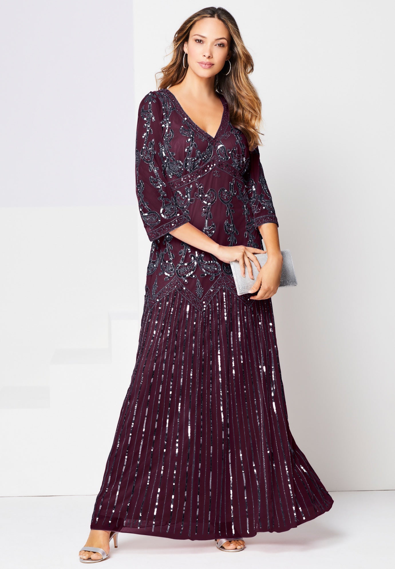 Catherines masquerade beaded discount gown