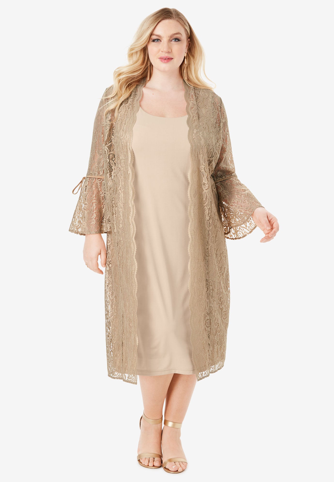 dressy duster cardigan