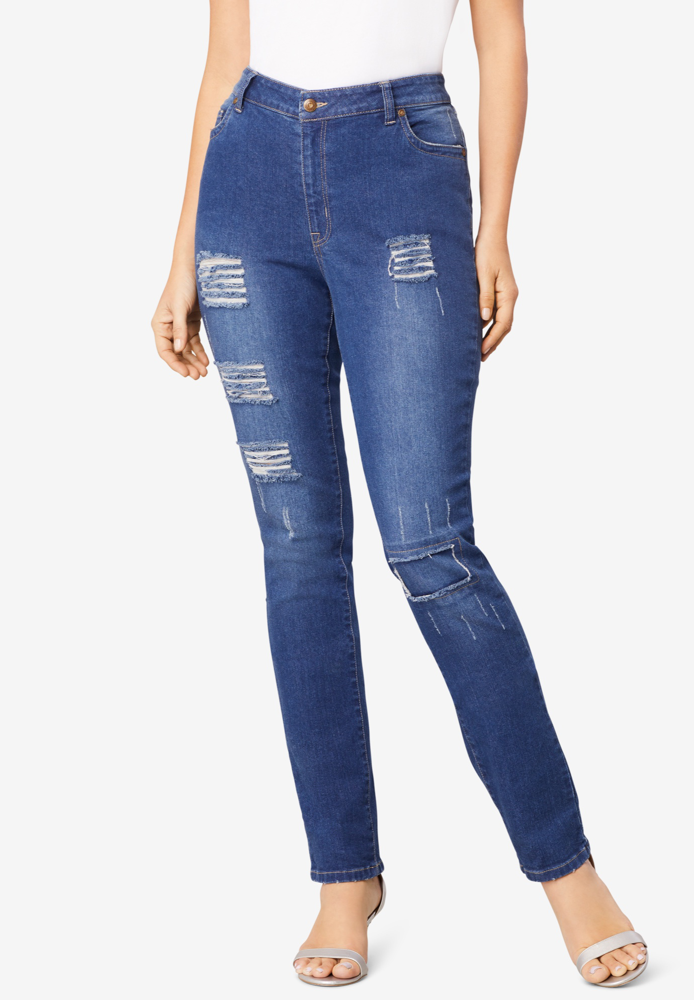 Distressed Jean with Invisible Stretch®, 