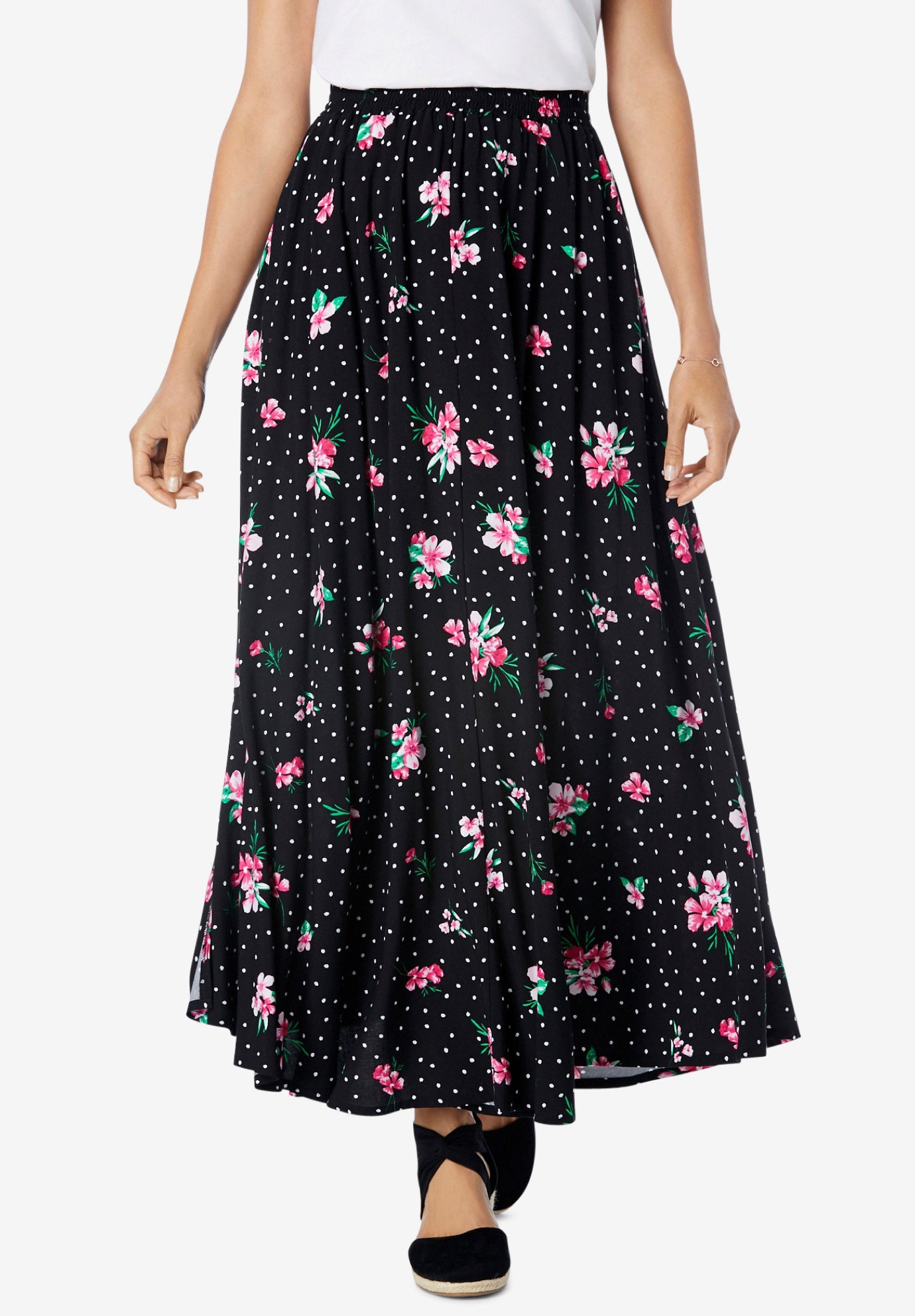 pull on skirt elastic waist pattern