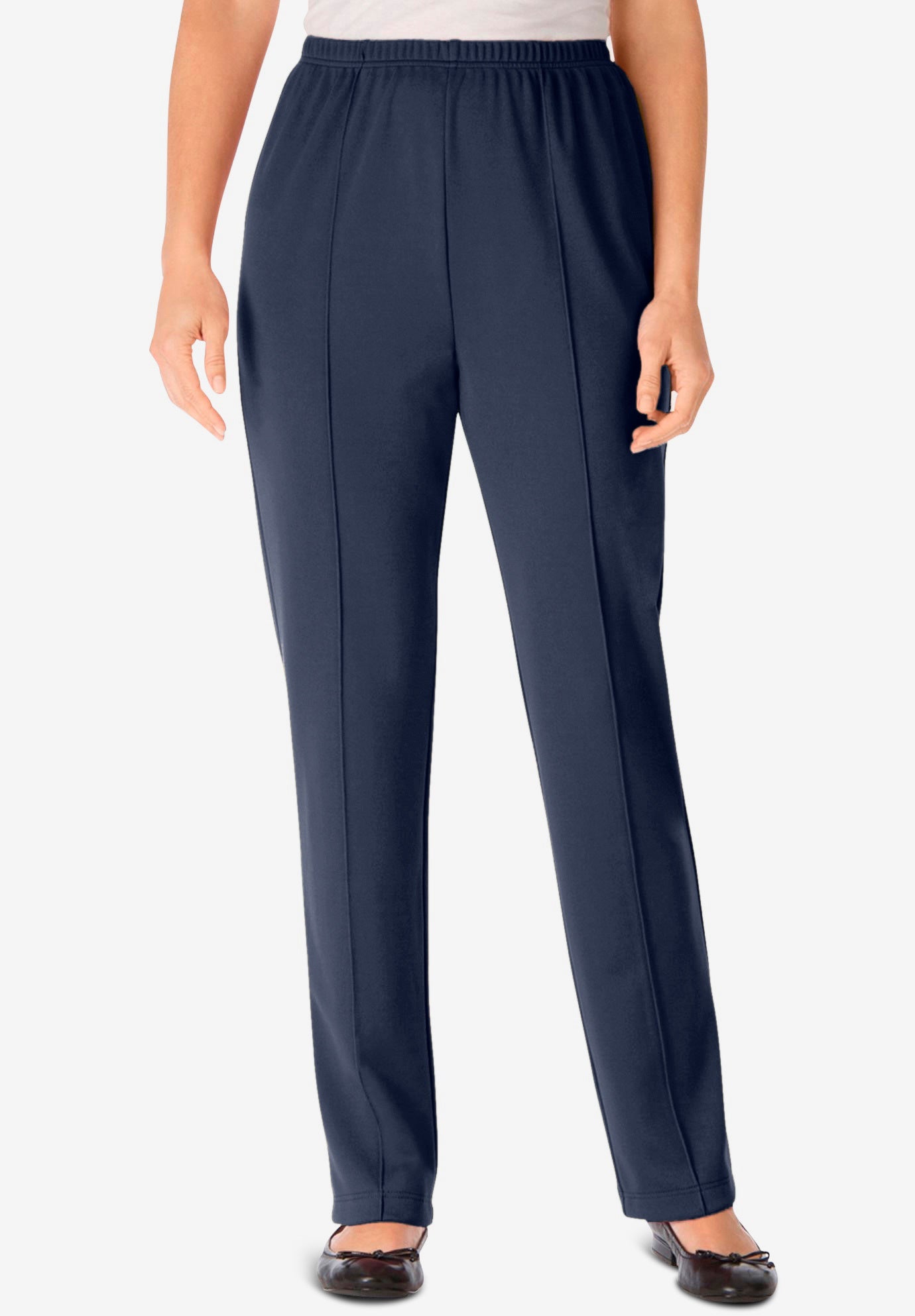 elastic waist dress pants