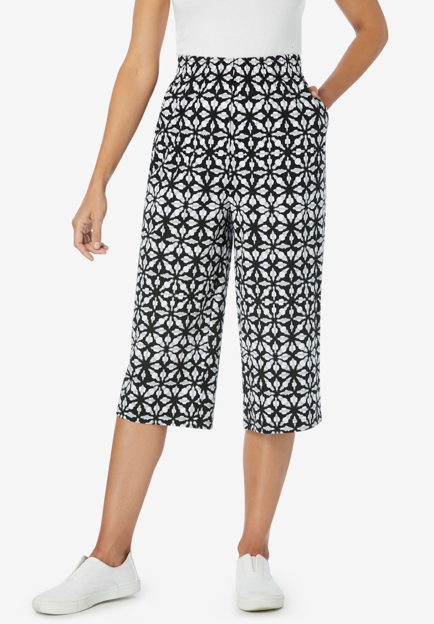 Jersey Knit Capri Pant OneStopPlus